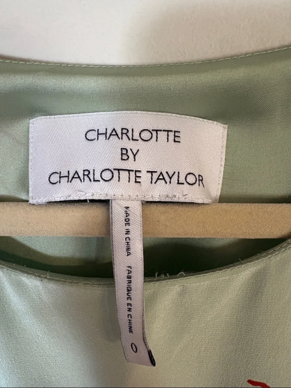 CHARLOTTE BY CHARLOTTE TAYLOR Fire Ants Maxi Dress Silk Size Zero - Picture 4 of 6